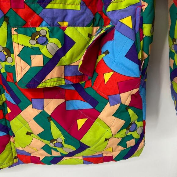 Nobuo Ikeda Vintage K Pop Monkey Geometric Jacket - Picture 4 of 8